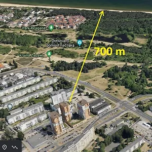 Apartament Apartament25b, Plaża, Internet, Netflix, Gdańsk